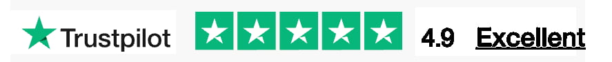 Trustpilot — 4.9 out of 5, Excellent